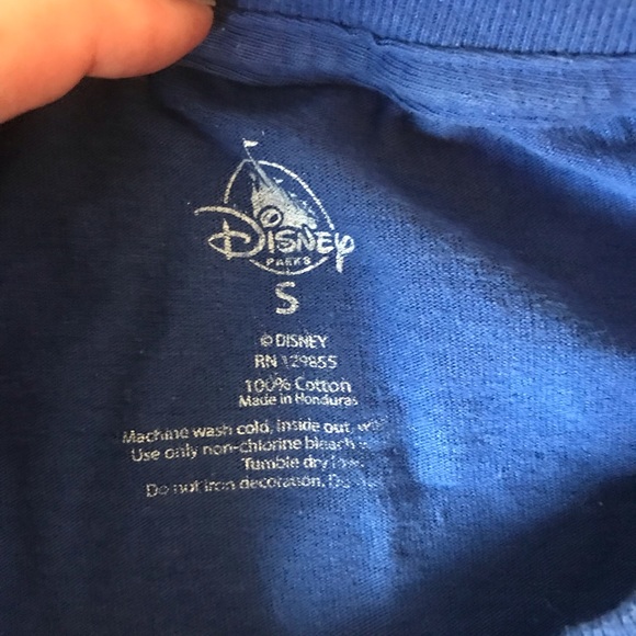 Disney + short sleeved t shirt unisex blue white - Picture 2 of 2